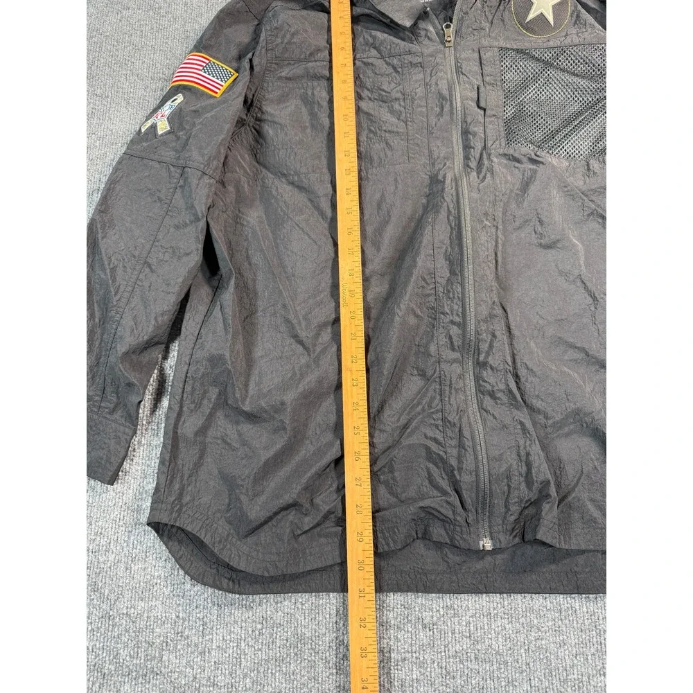 Nike Dallas Cowboys Saulte to Service Windbreaker Mens XL Black OnField Zip‎ Up